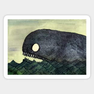 Monstrous Whale Sticker